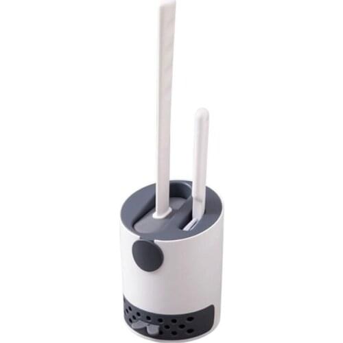 Toilet Brush With Holder,Bathroom Toilet Brushes And Quick Drying Holder Sets,Small Brush For Toilet Bathroom Cleaning