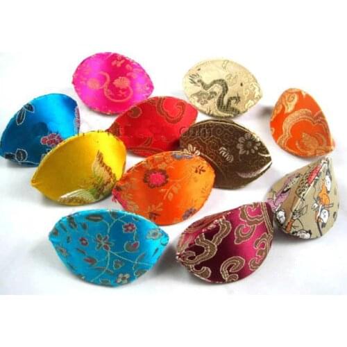 Cheap Unique Shell Ring Box Cardboard Jewelry Boxes Gift Packing Silk Fabric Mini Earring Stud Pendant Storage Case 300pcs/lot