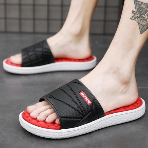 Slippers Men Shoes Summer Unisex Bathroom Slipper Male Couple Beach Sandals Fashion Home Slippers Non-slip Floor Flip Flops