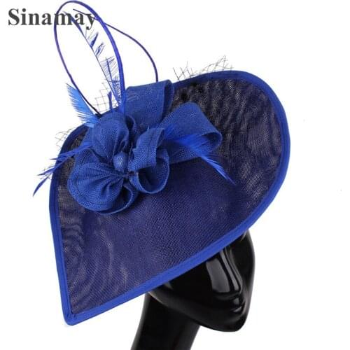 Bridal Red Derby Pillbox Hat With Black Dots Veils Fashion Ladies Imitation Sinamay Hat Women Wedding Hair Accessories XMF195
