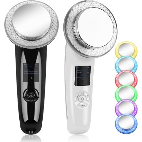 6IN1 LCD Ultrasonic Cavitation RF EMS Fat Burner Slimming Massage Cellulite Machine Face Body Massager Skin Care Anti Cellulite