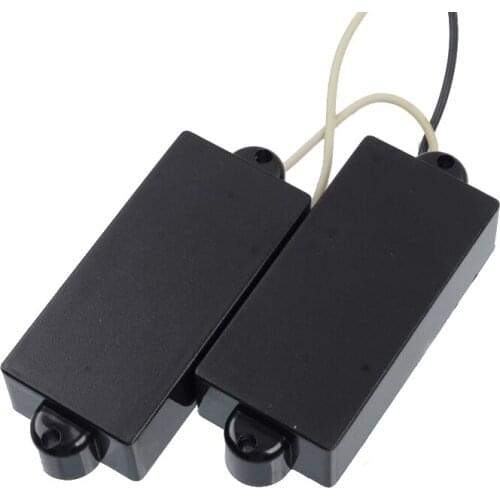Closed 4 string Precision P Bass Guitar Pickup For Electric Bass Guitar Parts Black