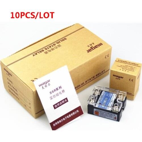 10 pcs/lot Mager SSR 25A 24V DC-DC Solid State Relay MGR-1 DD220D25