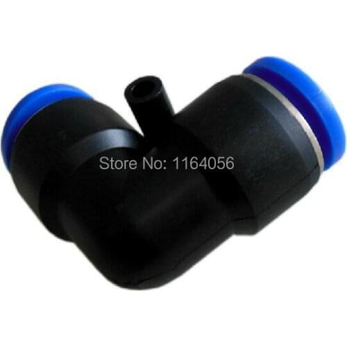 20pcs 8mm ID Pneumatic Connectors Push in Elbow Fitting Equal L
