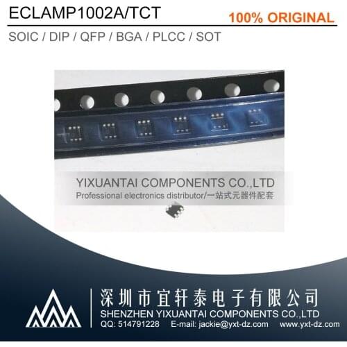 50pcs/lot 100pcs/lot Free shipping 100% original ECLAMP1002A.TCT SOT666