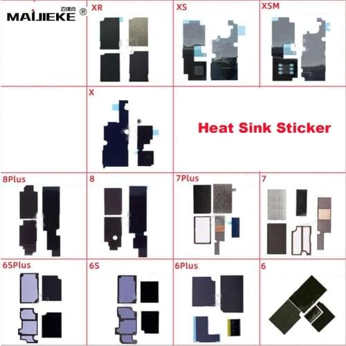 2set motherboard Anti-static Sticker Heat Sink sticker for iPhone 11 pro max X XS MAX 5s 6 6S 7 8 plus heat dissipation cooling