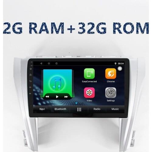 Quad core 2G+32G car Android GPS navigation Multimedia Player for toyota camry 2015 with stereo radio BT WIFI FM Map Video