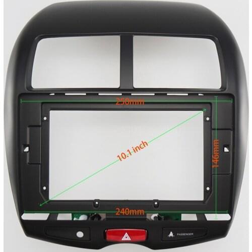 10.1 Inch Audio Frame Car Radio Fascia,GPS Navigation Fascia Panel Is Suitable 2012 MITSUBISHI ASX/ OUTLANDER SPORT