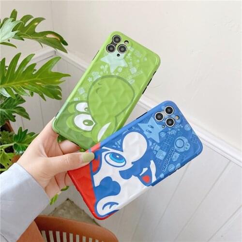 Super Mario Phone Case for IPhone 7 / 8 / Plus / X / XS / XR / XS Max / 11 / 12 / Pro /Cute Cartoon Anti-fall Silicone Case