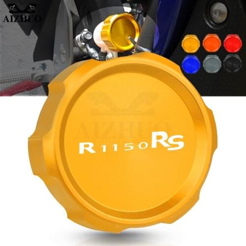 FOR BMW R1150RS R1150 RS R1150 RS 2001-2004 2002 2003 Motorcycle CNC Rear Fuel Brake Fluid Reservoir Cap Oil Cup Cover Protector