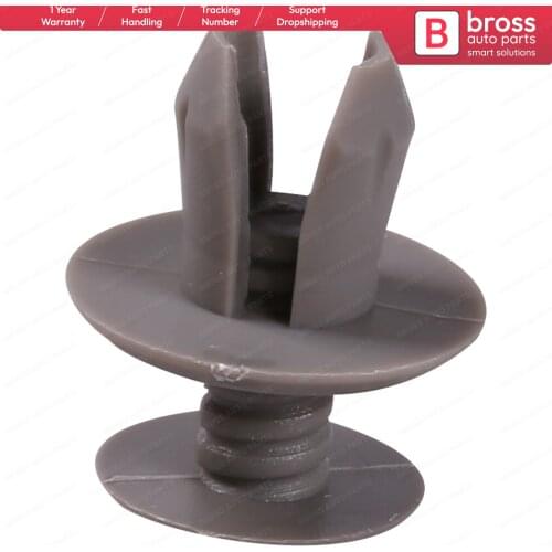 10 Pieces Trim Panel Retainer, Dark Gray for VW : 7018672991YZ VW Transporter T4