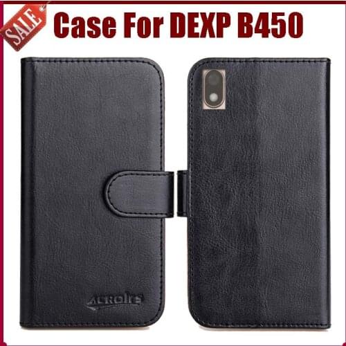 Hot Sale! DEXP B450 Case New Arrival 6 Colors High Quality Flip Leather Protective Cover For DEXP B450 Case Phone Bag