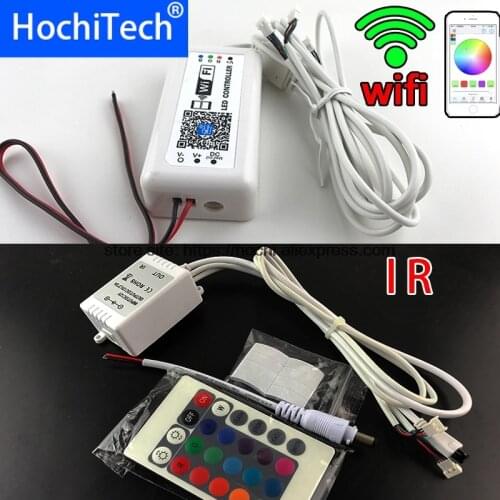 HochiTech IR Controller / Wifi Controller Phone App For Car RGB Angel Eyes Motorcycle RGB LED Light House RGB Strip Light