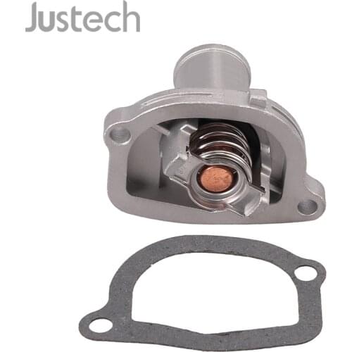 Justech New Thermostat Coolant Cooling With seal 87 ° C 5459580 7545958 For Fiat Punto 1.1 1.2 1.2 16V 93-09 Seicento 1.1