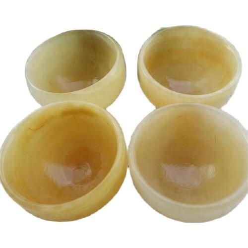 China yellow jades carved jade cups of tea Kung Fu Bowls 1pieces