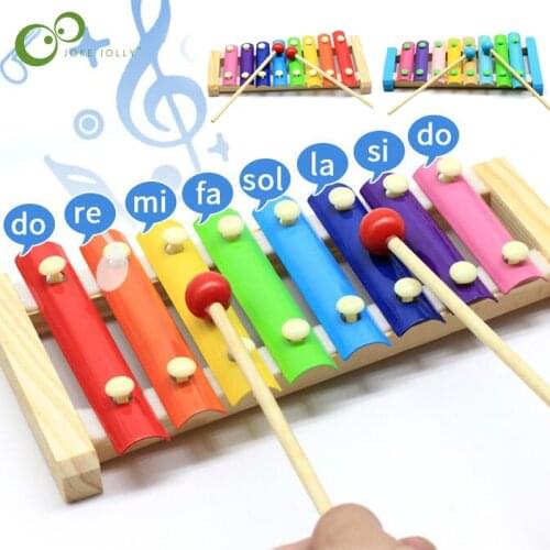 Music Instrument Toy Wooden Frame Style Xylophone Children Kids Musical Funny Toys Baby Educational Toys Gifts GYH