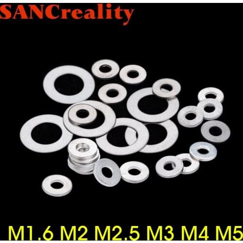 M1.6 M2 M2.5 M3 M4 M5 M6 M8 M10 M12 M14 M16 M18 M20 M22 M27 Stainless Steel Washers Plain Washer Gaskets