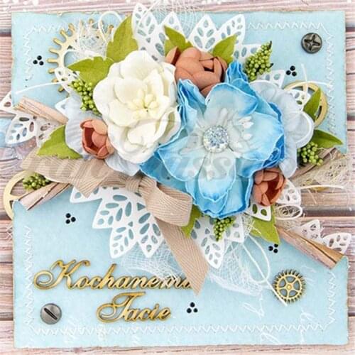 Metal Cutting Dies cut die leaf frame decoration Scrapbooking Album Paper DIY Card Craft Embossing Die Cuts