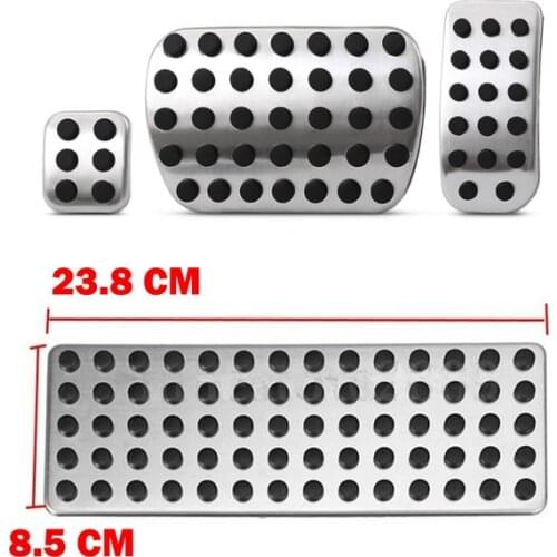 Stainless steel Car Pedal Pads Cover for Mercedes Benz V Class Vito Metris Viano W639 W447 Accessories Car Styling