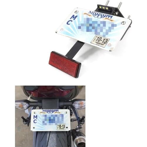 Fit For Kawasaki Ninja ZX-6R 636 2005-2006 Motorcycle Rear Tail Tidy Fender Eliminator License Registration Plate Holder Bracket