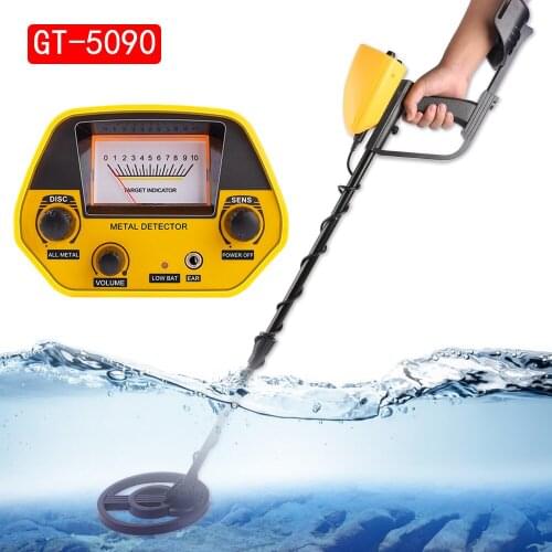 GT5090 Metal Detector Pinpointer Handheld Gold Treasure Underground Metal Detector Tracker Seeker Finder for Adults Kids