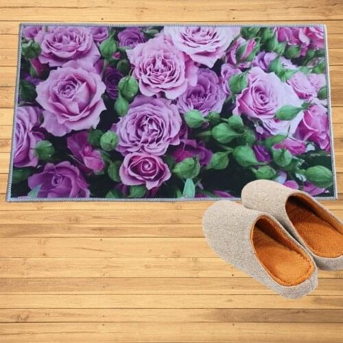 Flowers Buds Doormat Mats Hallway Doorway Bathroom Kitchen Rugs Custom Floor Mats Carpet Wedding Home Decoration