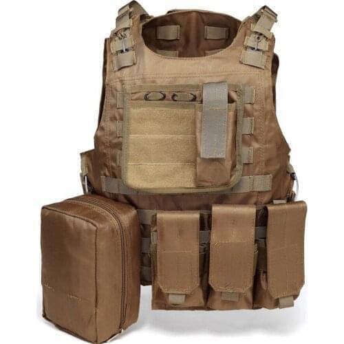 Adjustable Army Plate Carrier Tactical Vest Outdoor Hunting Protective Molle Military Vest For Airsoft Combat Accessories