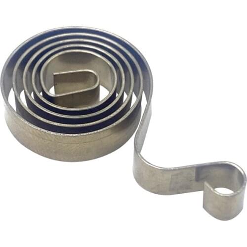 FUMAO 2pcs Custom stainless steel generator brush spring,spiral coil 0.5X5X17mm