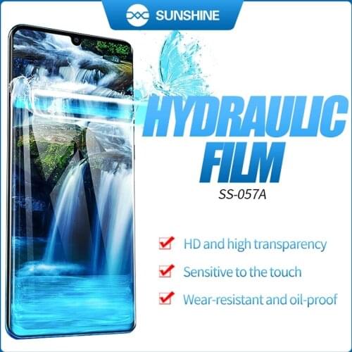 SUNSHINE SS-057A HD Hydrogel Film Screen Protector For Phone Iphone Front Stick Sheets For SS-890C Machine Cutter
