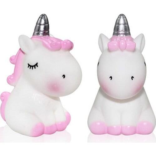 Rainbow Unicorn Cake Topper Birthday Wedding Cake Flags Cloud Hot Air Balloon cake Birthday Party Baking Decoration Supplies