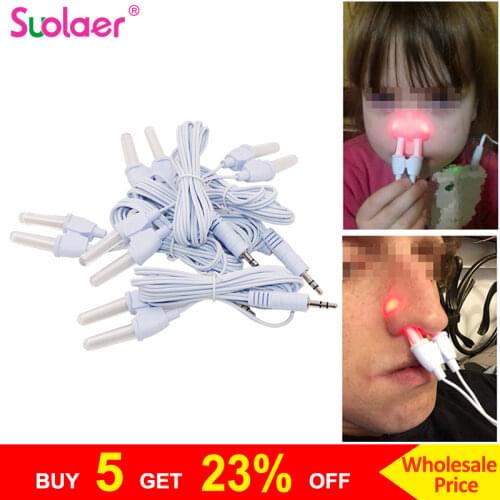 Nose Care Rhinitis Sinusitis Cure Cable Laser Infrared Therapy Instrument Line Low Frequency Pulse Nose Accessory Health Care