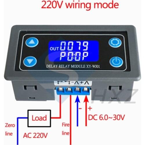 WJ01 Relay Module Delay Power off and Trigger Delay Cycle Timing Circuit Switch 1 Channel Delay Cycle Timing Relay Module
