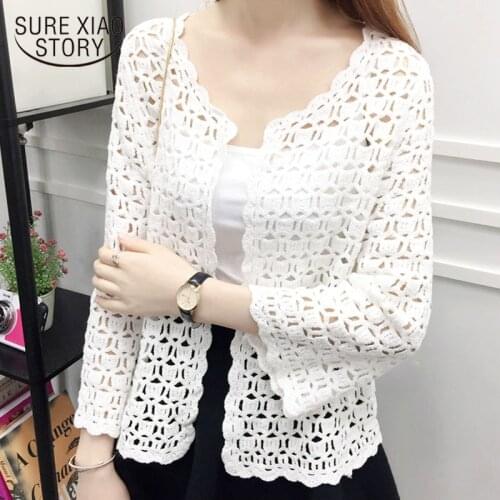 Womens tops blouses 2021 harajuku white blouse off shoulder top korean fashion clothing ladies tops harajuku Hollow Out 3163 50