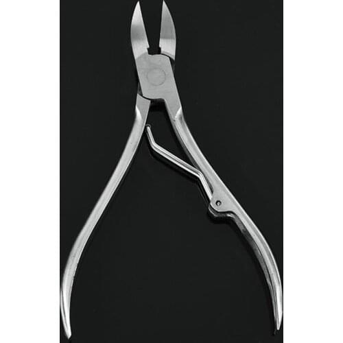 1Pc Black Silver Clipper Sharp Scissor Dead Skin Remover Manicure Nail Art Tool Nail Tools Stainless Steel Nipper