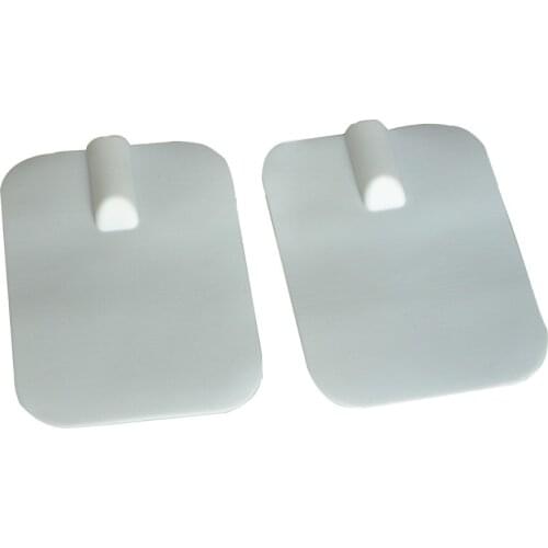 10Pairs/Lot Body Massager Replacement Pads Tens Digital Therapy Machine Patches Silicone Self Adhesive With Plug 2.0mm 6.5cm Pad