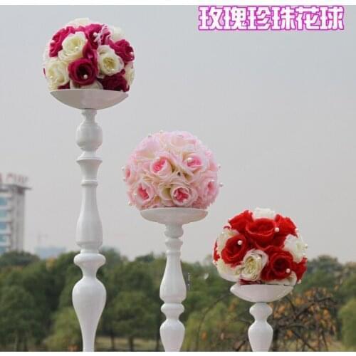 Fashion Diameter 20cm Wedding Round flower decoration many color flower for road lead or wedding roman column 10pcs