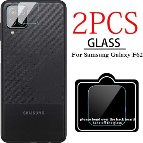 2PCS For Samsung Galaxy F62 Lens Screen Protector For Samsung Galaxy F62 Glass F62 Tempered Film Camera Lens Protective Glass