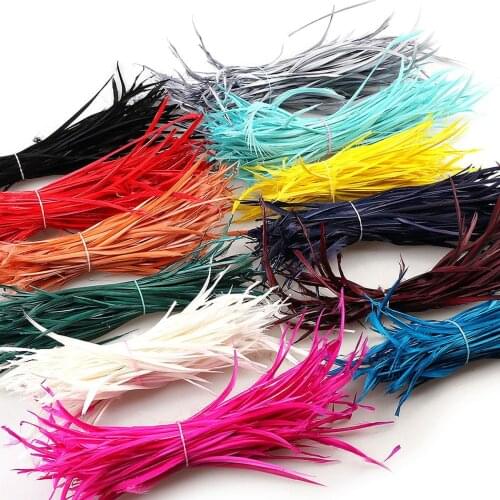 20/100 Pcs Natural Party Goose Feathers Plume Crafts Hair Accessories DIY Colored Feather Small Wedding Decor Plumas 15-20cm