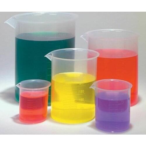 50ml / 100ml / 250ml / 500ml / 1000ml Plastic Graduated Measuring Cup For Baking Beaker Laboratory Supplies