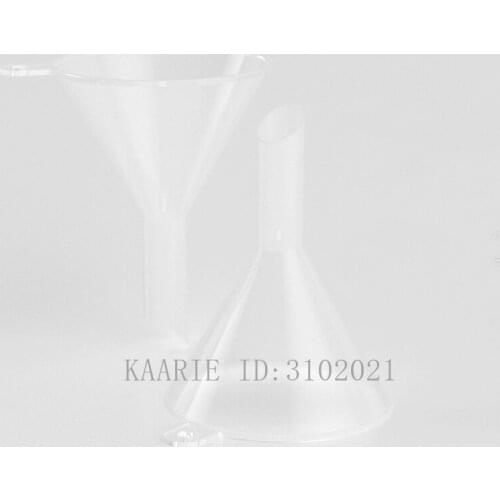 500pcs/lot Clear Plastic Funnel Suit for Perfume Oil Liquid Home Tool Gadgets Emulsion Packing Hopper Auxiliary Accessories