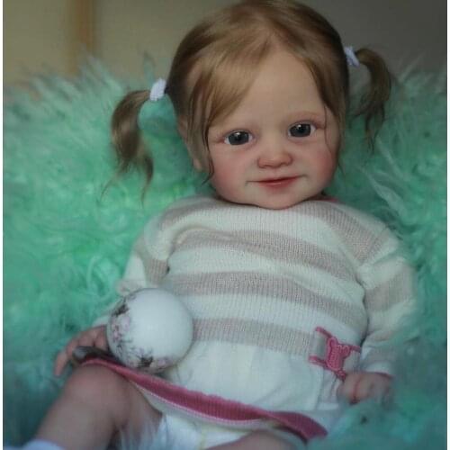 20 Inch Reborn Baby Accessories DIY Princess Petya Blank Kit With Body Fresh Color Soft Unpainted Unfinished Doll Part