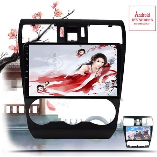 9'' IPS Car Multimedia Radio Auto Android 10.0 For Subaru Forester XV WRX 2013-2018 19 Stereo GPS Navigation 3G/4G/WIFI Player