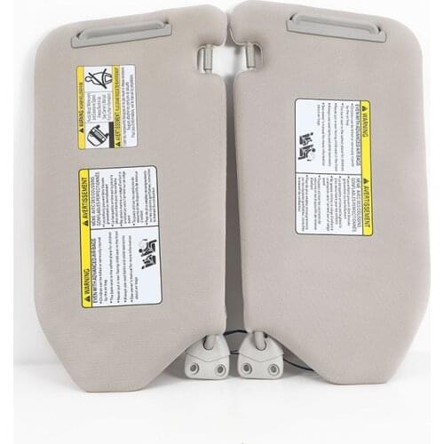 Car Inner Sunvisor Left Driver Sun Visors With Light Mirror For Nissan Pathfinder 13-18 Infiniti QX60 2014-2017 JX35 96400-9PB0A