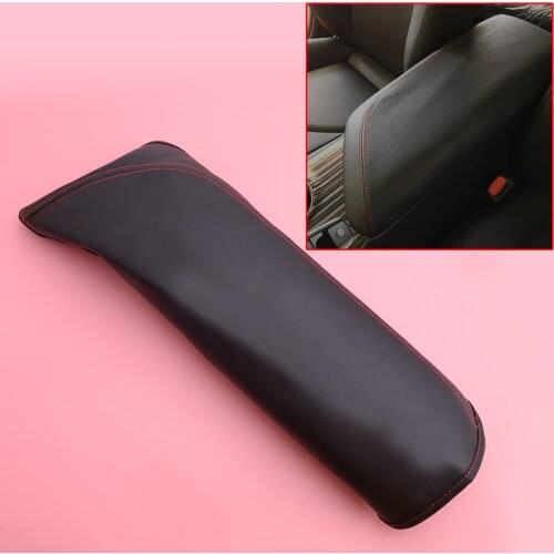 Black Microfiber Leather Console Armrest Box Lid Pad Cushion Cover Car Fit for Toyota Camry 2018 2019 2020 Left Hand Drive