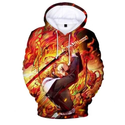 Suitable 3D Demon Slayer kids Hoodies Fashion Autumn Sweatshirts Men/womens Hoodie Comic Kimetsu no Yaiba Boys girls Pullovers