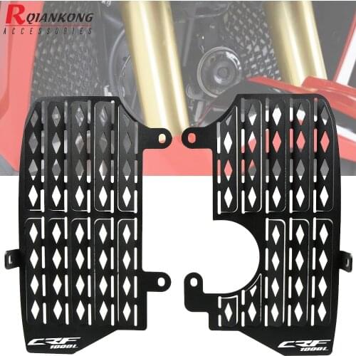 For Honda CRF1000L Africa Twin/ Adventure ADV Sports 2016-2019 Motorcycle Radiator Guard Protector Grille Grill Cover Protection