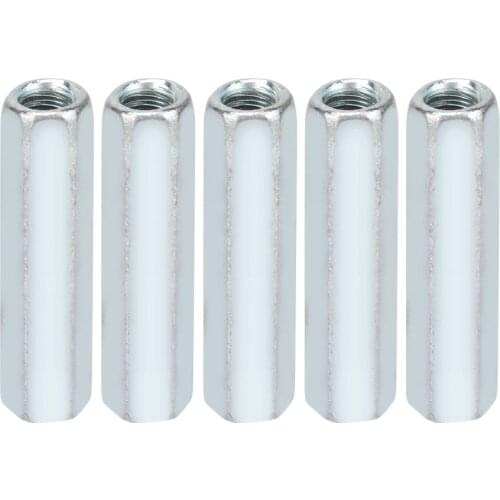 5pcs Standoff M6 * 40 Long Rod Nut Hex Hexagonal Sleeve Nut Standoff Threaded Fastener Standoff Dropshipping New