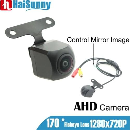 AHD Reverse Reversing Backup Camera hd Fisheye Lens CCTV High Definition170° Angle Night Vision 1280X720P Rear View Mirror Image