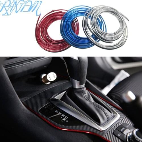 5m Car Interior Mouldings Trim Decorative Strip Line for Opel Mokka Corsa Astra G J H insignia Vectra Zafira Kadett Monza Combo