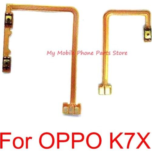 Power ON OFF And Volume Side Button Flex Cable For OPPO K7X Volume Power Side Button Key Flex Cable Repair Parts